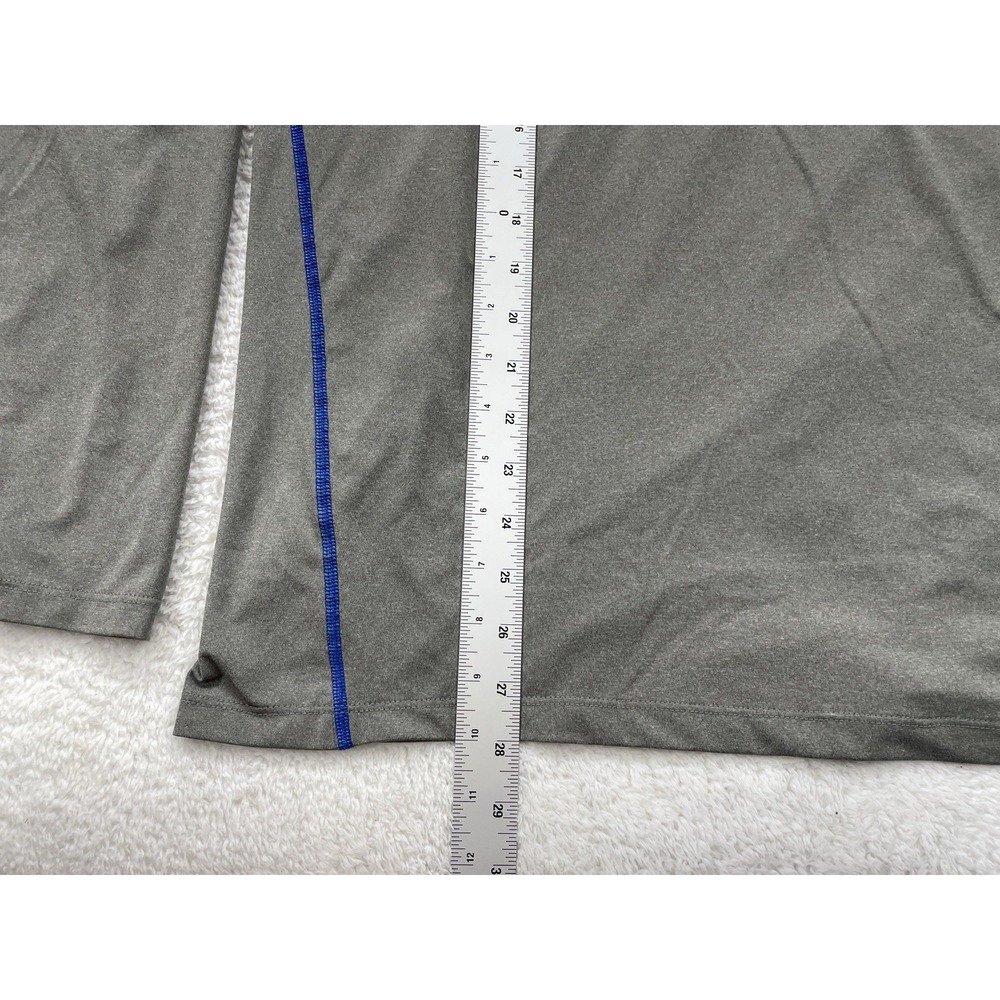 Columbia Golf Kansas Jayhawks 1/4 Zip Pullover Gray Men's Large College - Picture 4 of 8